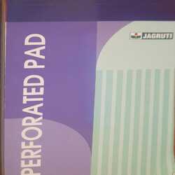 JAGRUTI 1/8 Perforated Pad - Plain - 40Leaves